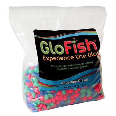 Glofish Aquarium Gravel Multicolor Fluorescent 5Lb. Click for larger image