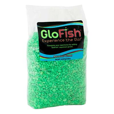 Glofish Aquarium Gravel Green Fluorescent 5Lb. Click for larger image