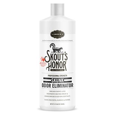 Skout's Honor Skunk Odor Remover 32oz Click for larger image Skout's Honor Skunk Odor Remover 32oz Click for larger image