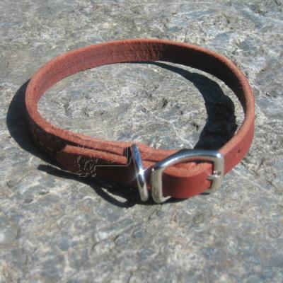 Circle T Latigo Single Layer Leather Dog Collar 14 inch Circle T Latigo Single Layer Leather Dog Collar 14 inch
