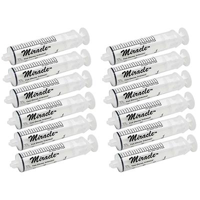 Miracle 20cc Luer Tip O-Ring Handfeeding Syringe 12 pack Miracle 20cc Luer Tip O-Ring Handfeeding Syringe 12 pack