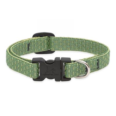 Lupine Nylon Dog Collar Adjustable Eco Moss 8-12 Lupine Nylon Dog Collar Adjustable Eco Moss 8-12