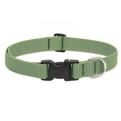 Lupine Nylon Dog Collar Adjustable Eco Moss 12-20 Lupine Nylon Dog Collar Adjustable Eco Moss 12-20