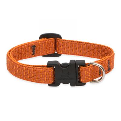 Lupine Nylon Dog Collar Adjustable Eco Pumpkin 8-12 Lupine Nylon Dog Collar Adjustable Eco Pumpkin 8-12