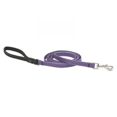 Lupine Dog Leash 6-foot x 1/2-inch Eco Lilac Click for larger image