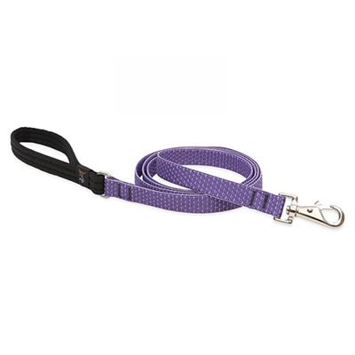 Lupine Dog Leash 6-foot x 3/4 inch Eco Lilac Click for larger image