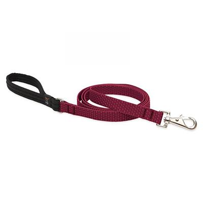 Lupine Dog Leash 6-foot x 3/4 inch Eco Berry Click for larger image