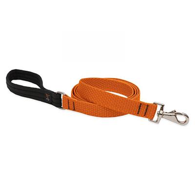 Lupine Dog Leash 6-foot x 1 Inch Pumpkin Lupine Dog Leash 6-foot x 1 Inch Pumpkin