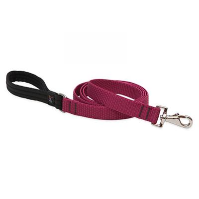 Lupine Dog Leash 6-foot x 1 Inch Berry Click for larger image