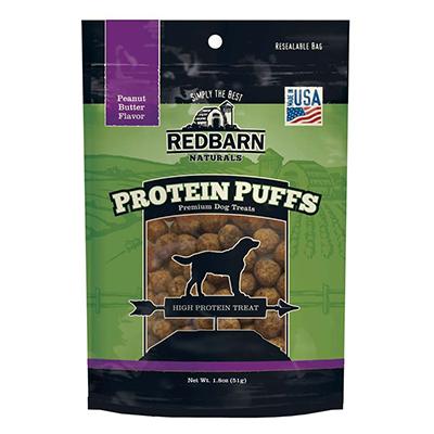 RedBarn Protein Puffs Peanut Butter Dog Treats 1.8oz Click for larger image RedBarn Protein Puffs Peanut Butter Dog Treats 1.8oz Click for larger image