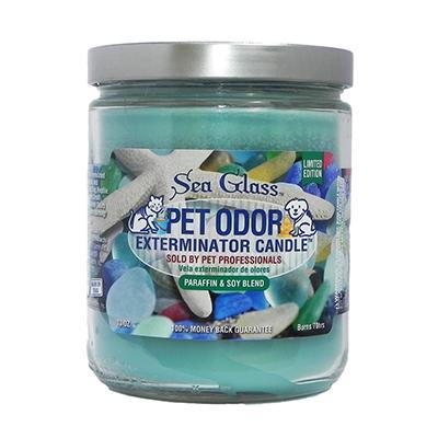 Pet Odor Eliminator Sea Glass Candle Pet Odor Eliminator Sea Glass Candle