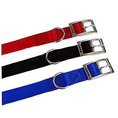 Nylon Dog Collar 1 inch Blue 18-inch Nylon Dog Collar 1 inch Blue 18-inch