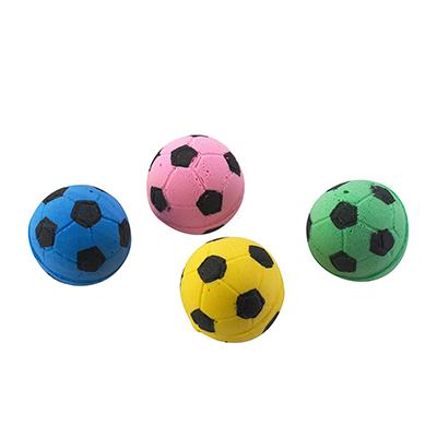 Sponge Soccer Balls Cat Toy 4 pack Click for larger image