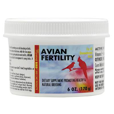 Morning Bird Avian Fertility Supplement for Birds 6oz Morning Bird Avian Fertility Supplement for Birds 6oz