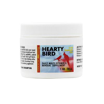 Morning Bird Hearty Bird vitamin and Mineral Powder 1oz Click for larger image Morning Bird Hearty Bird vitamin and Mineral Powder 1oz Click for larger image