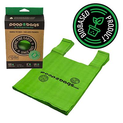 PoopBags Pick-up Bags with Tie Handles Click for larger image