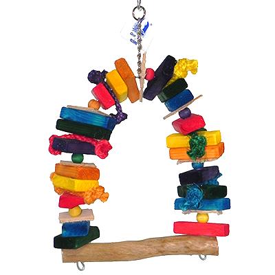 Massive Swing Small Made in USA Toy for Medium Birds Click for larger image Massive Swing Small Made in USA Toy for Medium Birds Click for larger image