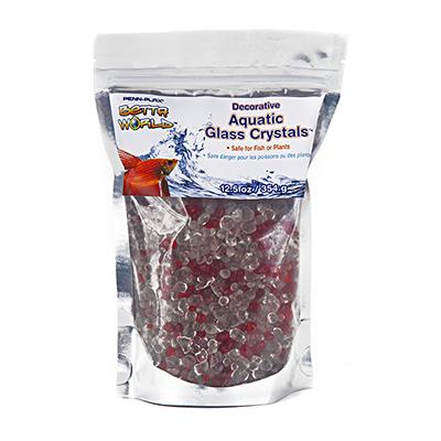 Betta World Crystal Sand White and Red Click for larger image