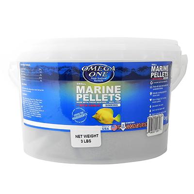 Omega One Small Garlic Marine Pellets Fish Food 3Lb Click for larger image Omega One Small Garlic Marine Pellets Fish Food 3Lb Click for larger image