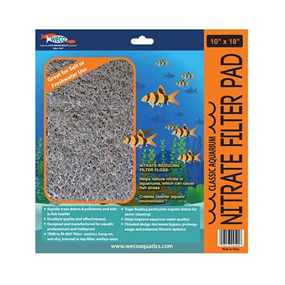 Nitrate Pad For Freshwater Aquariums 10 x 18-in. Click for larger image