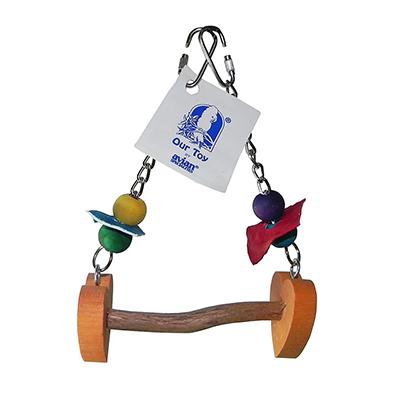 Love Perch Swing Made in USA for XSmall Birds Click for larger image