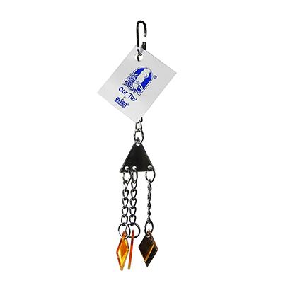 Acrylic Triangle Diamond Made in USA Small Bird Toy Click for larger image Acrylic Triangle Diamond Made in USA Small Bird Toy Click for larger image