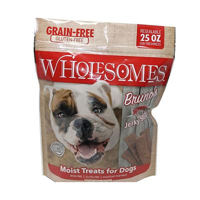 Bruno's Wholesomes Grain Free Pork Jerky For Dogs 25oz Click for larger image Bruno's Wholesomes Grain Free Pork Jerky For Dogs 25oz Click for larger image