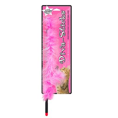 Diva Stick Cat Wand Toy Click for larger image