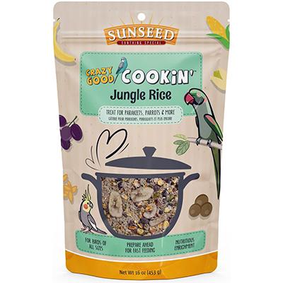 Crazy Good Cookin Bird Food Jungle Rice 16oz Click for larger image Crazy Good Cookin Bird Food Jungle Rice 16oz Click for larger image