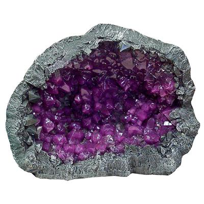 Exotic Environments Geode Stone Purple Aquarium Ornament Click for larger image Exotic Environments Geode Stone Purple Aquarium Ornament Click for larger image