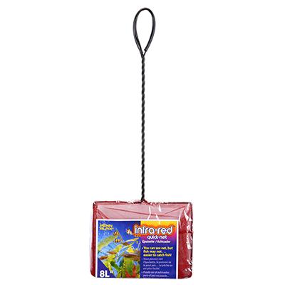 Penn Plax Infra Red Quick Net 8 inch Long Handled Net Click for larger image