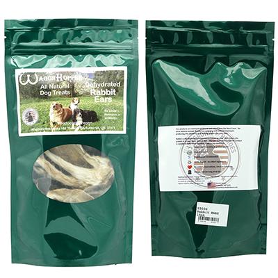 Dehydrated Rabbit Ears Natural Dog Treat 15 Pack Click for larger image Dehydrated Rabbit Ears Natural Dog Treat 15 Pack Click for larger image