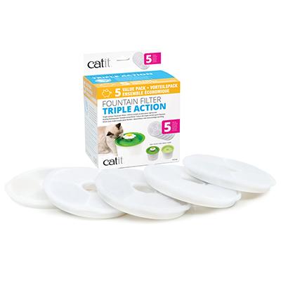 Catit Filter TripleAction 5pk Click for larger image