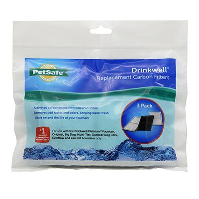 Drinkwell Water Fountain Filter 3pk Click for larger image
