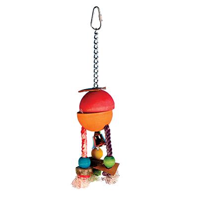 Carribean Hide-A-Treat Small Foraging Bird Toy Click for larger image Carribean Hide-A-Treat Small Foraging Bird Toy Click for larger image
