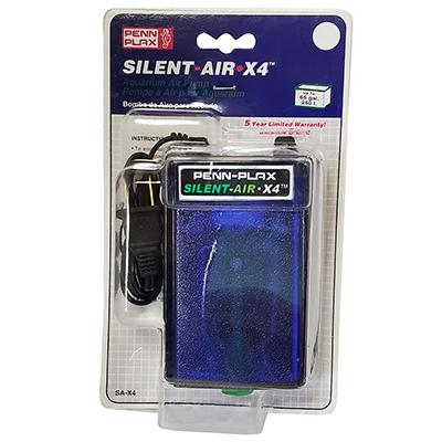 Penn Plax Aquarium Silent Air X4 Air Pump for Aquariums Click for larger image Penn Plax Aquarium Silent Air X4 Air Pump for Aquariums Click for larger image