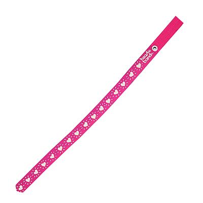 Beastie Band Cat Collar Hearts Pink Background Click for larger image