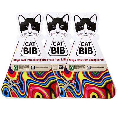 CatBib WildBird Saver Rainbow Small 3 Pack Click for larger image CatBib WildBird Saver Rainbow Small 3 Pack Click for larger image