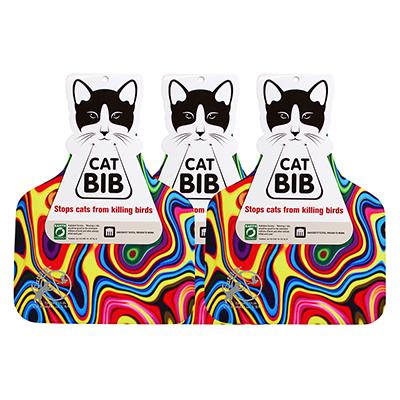 CatBib WildBird Saver Rainbow Big 3 pack Click for larger image