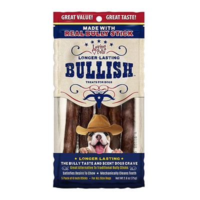 Loving Pets Bullish Sticks 5ct Treats For Dogs Click for larger image Loving Pets Bullish Sticks 5ct Treats For Dogs Click for larger image