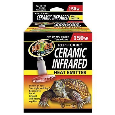 ReptiCare Ceramic Infrared Heat Emitter 150w for Terrariums Click for larger image ReptiCare Ceramic Infrared Heat Emitter 150w for Terrariums Click for larger image