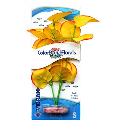 Colorburst Broad Lily Leaf Small Silk Aquarium Plant Click for larger image