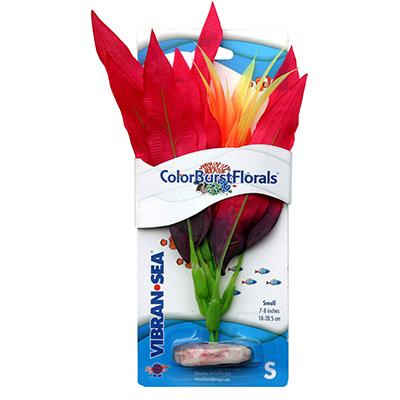 Colorburst Amazon Sword Small Silk Aquarium Plant Click for larger image