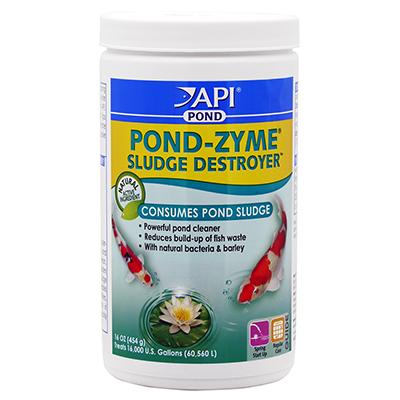 API Pond Zyme API Pond Zyme Sludge Destroyer and Cleaner 1Lb Click for larger image API Pond Zyme API Pond Zyme Sludge Destroyer and Cleaner 1Lb Click for larger image