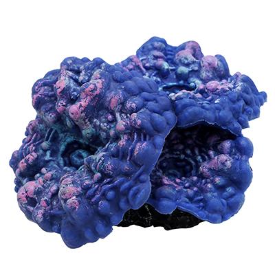 Purple Mushroom Coral Aquarium Ornament 5-inch Click for larger image