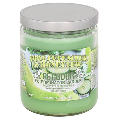 Pet Odor Eliminator Cool Cucumber and Honeydew Candle Click for larger image