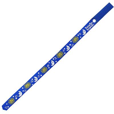 Beastie Band Cat Collar Suns Moons Stars (Blue) Click for larger image