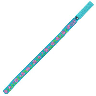 Beastie Band Cat Collar Pink Roses (Teal) Click for larger image Beastie Band Cat Collar Pink Roses (Teal) Click for larger image