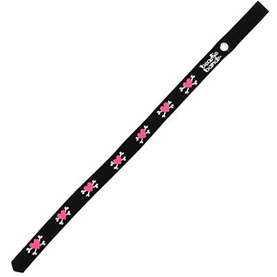 Beastie Band Cat Collar Hearts and Crossbones (Black) Click for larger image Beastie Band Cat Collar Hearts and Crossbones (Black) Click for larger image