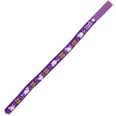 Beastie Band Cat Collar Fat Cat (Purple) Click for larger image